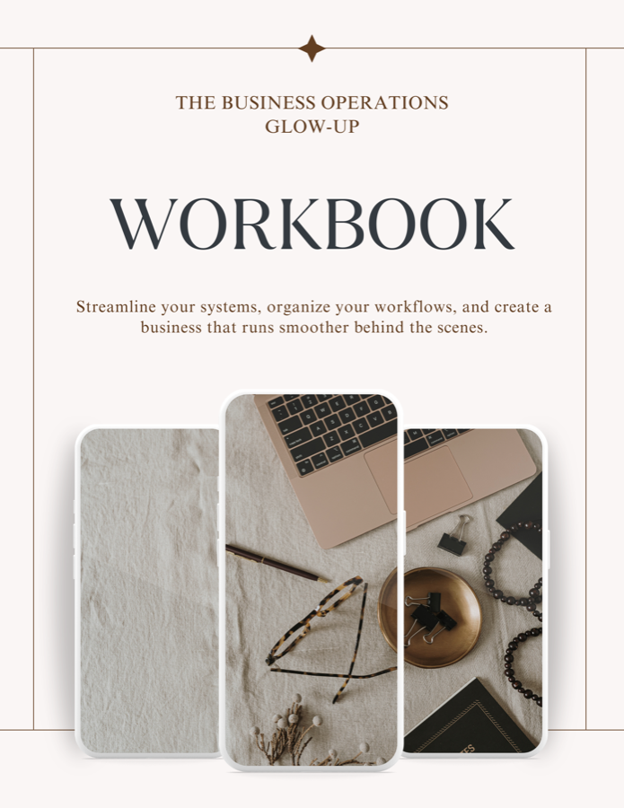 The Business Operations Glow-Up Workbook cover